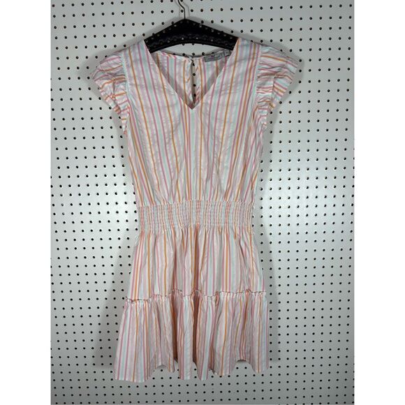 Vineyard Vines Performance Harbor Neon Rosa Smocked Mini Dress size XS - Picture 1 of 9